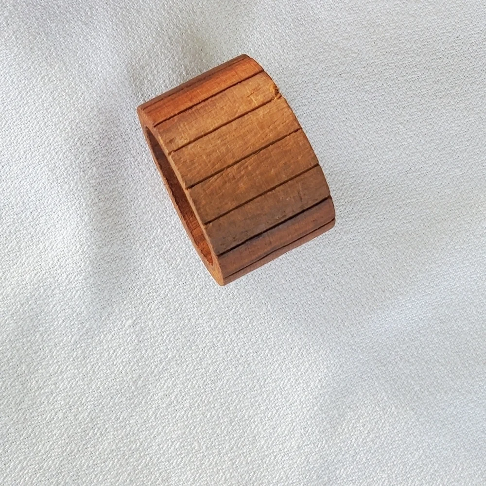 Wooden napkin rings